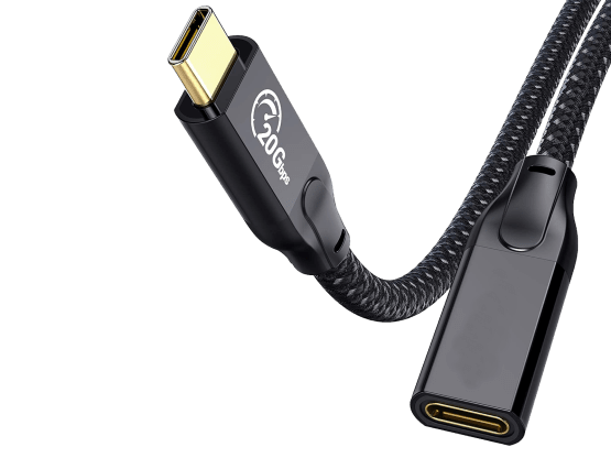 TabConnect Rallonge Câble d'Extension USB-C 3.2 Gen.2 20Gbps