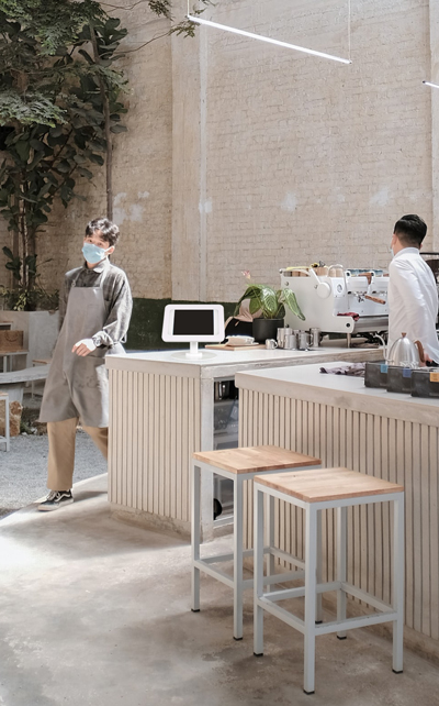 Borne comptoir